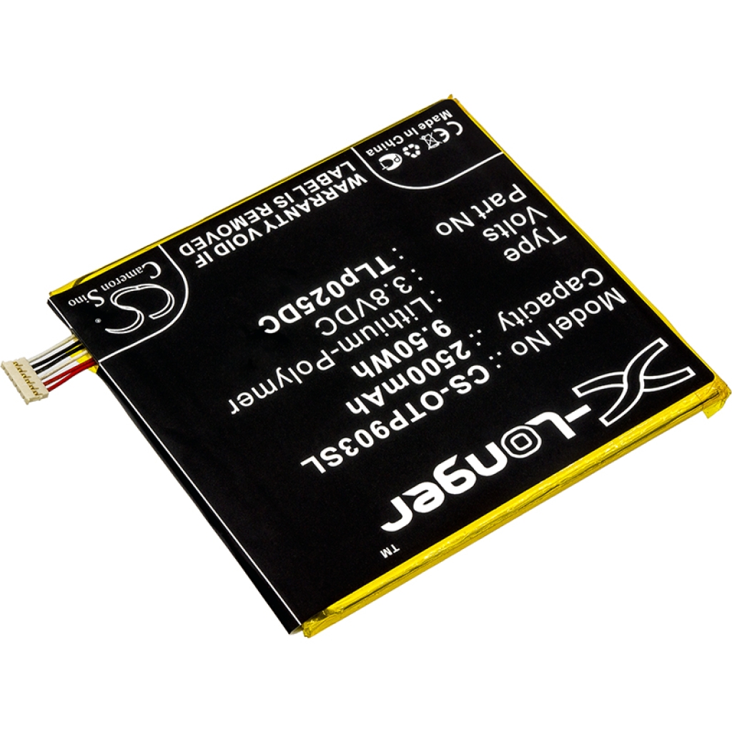 Batterij voor mobiele telefoon Alcatel OT-9001X