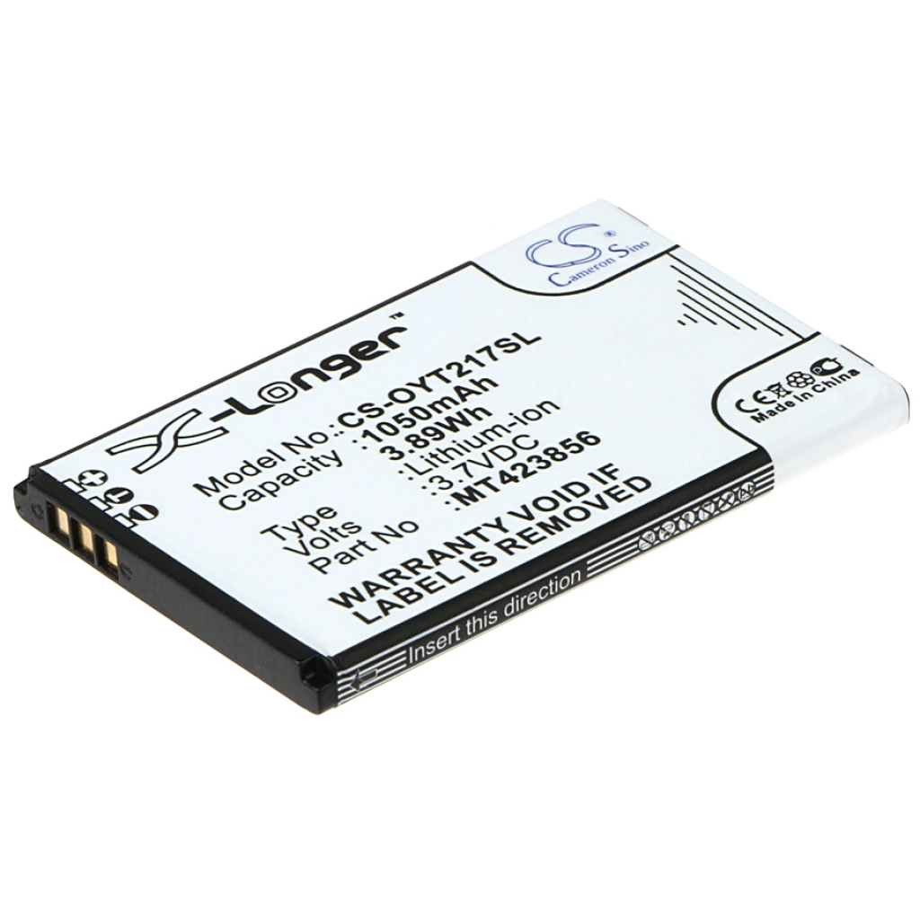 Compatible battery replacement for OLYMPIA MT423856