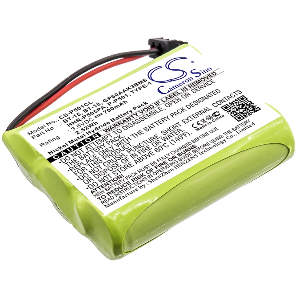Batterijen Vervangt KX-TCA14