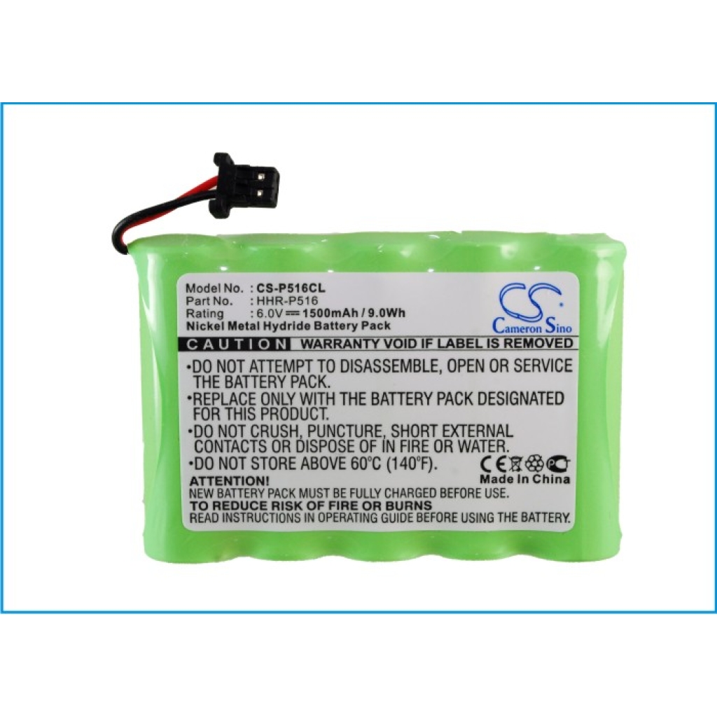 Draadloze telefoon batterij Panasonic CS-P516CL