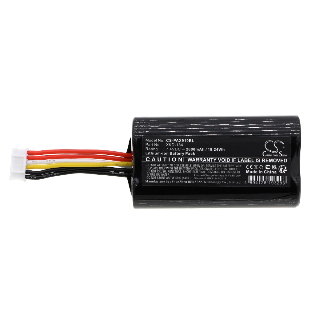 Batterij voor betaalterminal Pax CS-PAX910BL