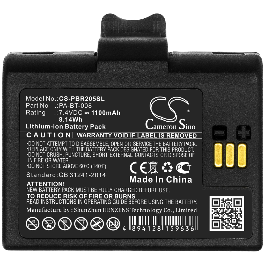 Batterijen Printerbatterij CS-PBR205SL
