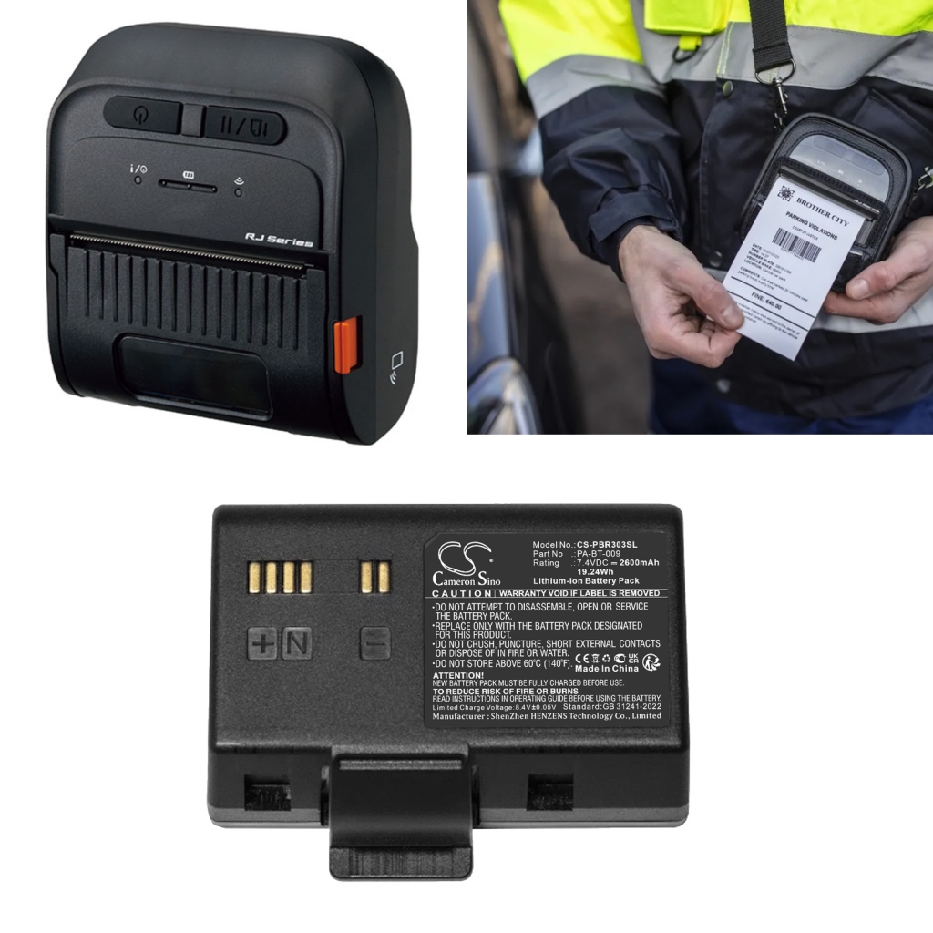 Printerbatterij Brother CS-PBR303SL