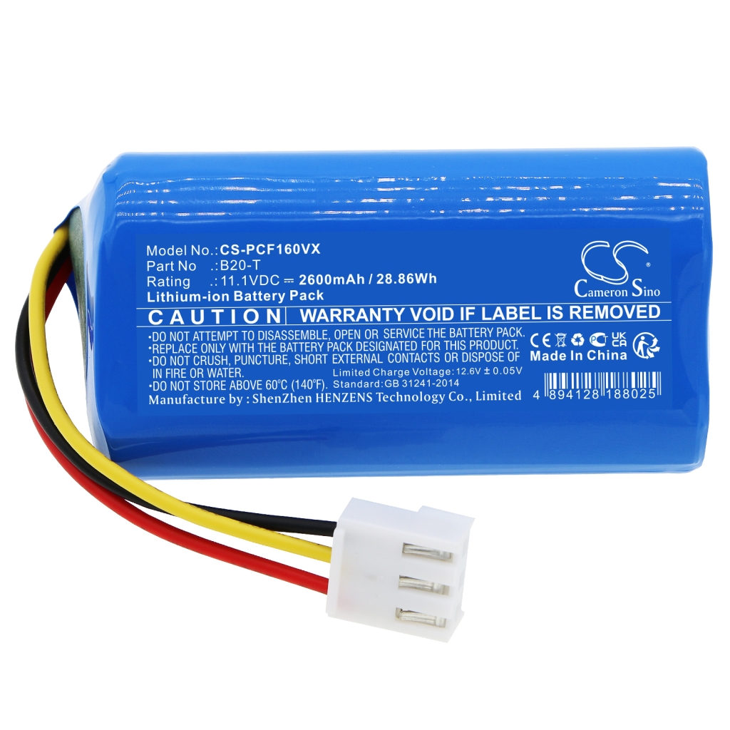 Batterijen voor stofzuigers Proscenic CS-PCF160VX