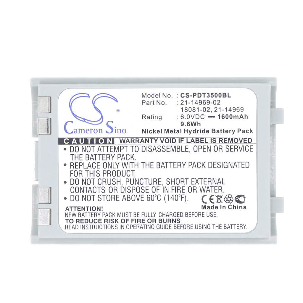 Battery compatible with Symbol CS-PDT3500BL