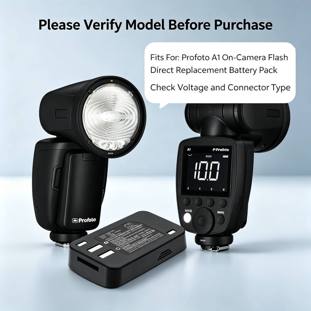 Battery compatible with Profoto