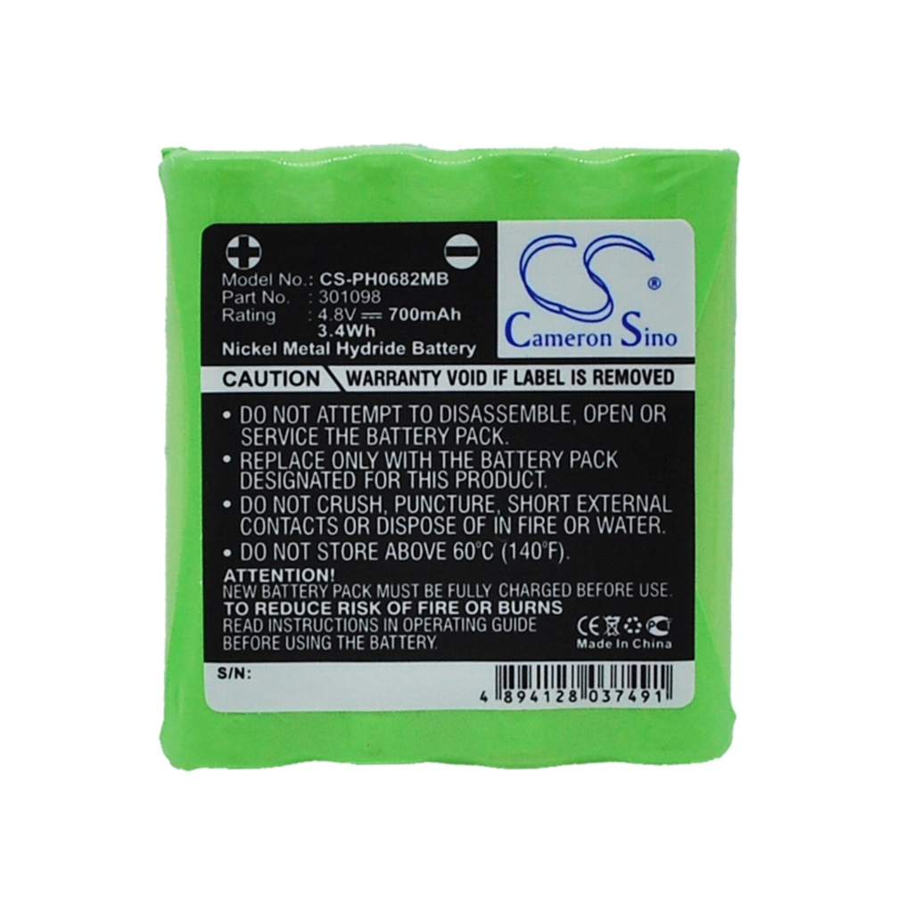 Compatibele batterijvervanging voor Harting 