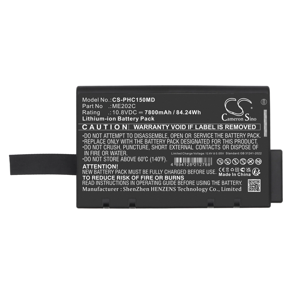 Compatible battery replacement for Philips ME202C