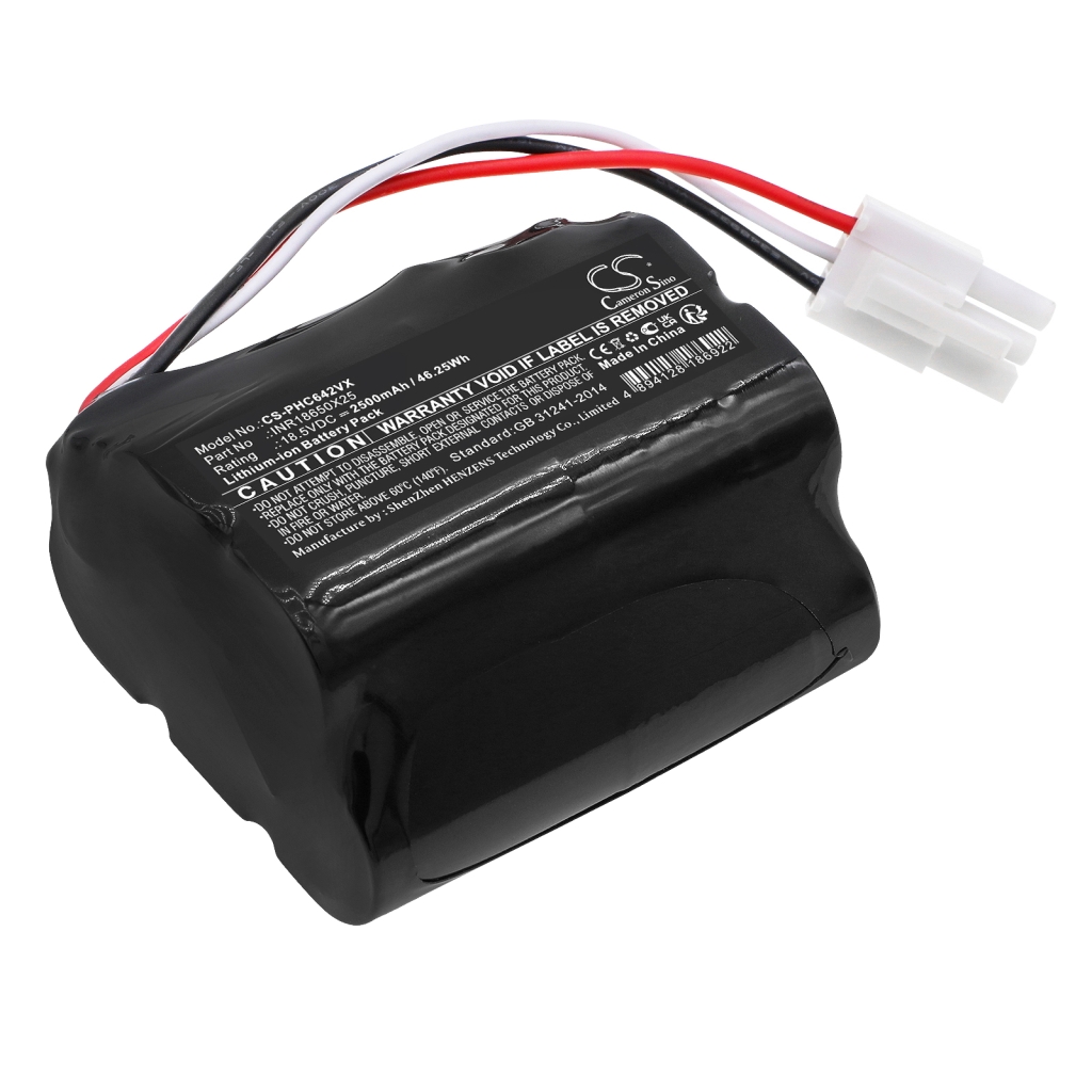 Compatibele batterijvervanging voor Philips INR18650X25