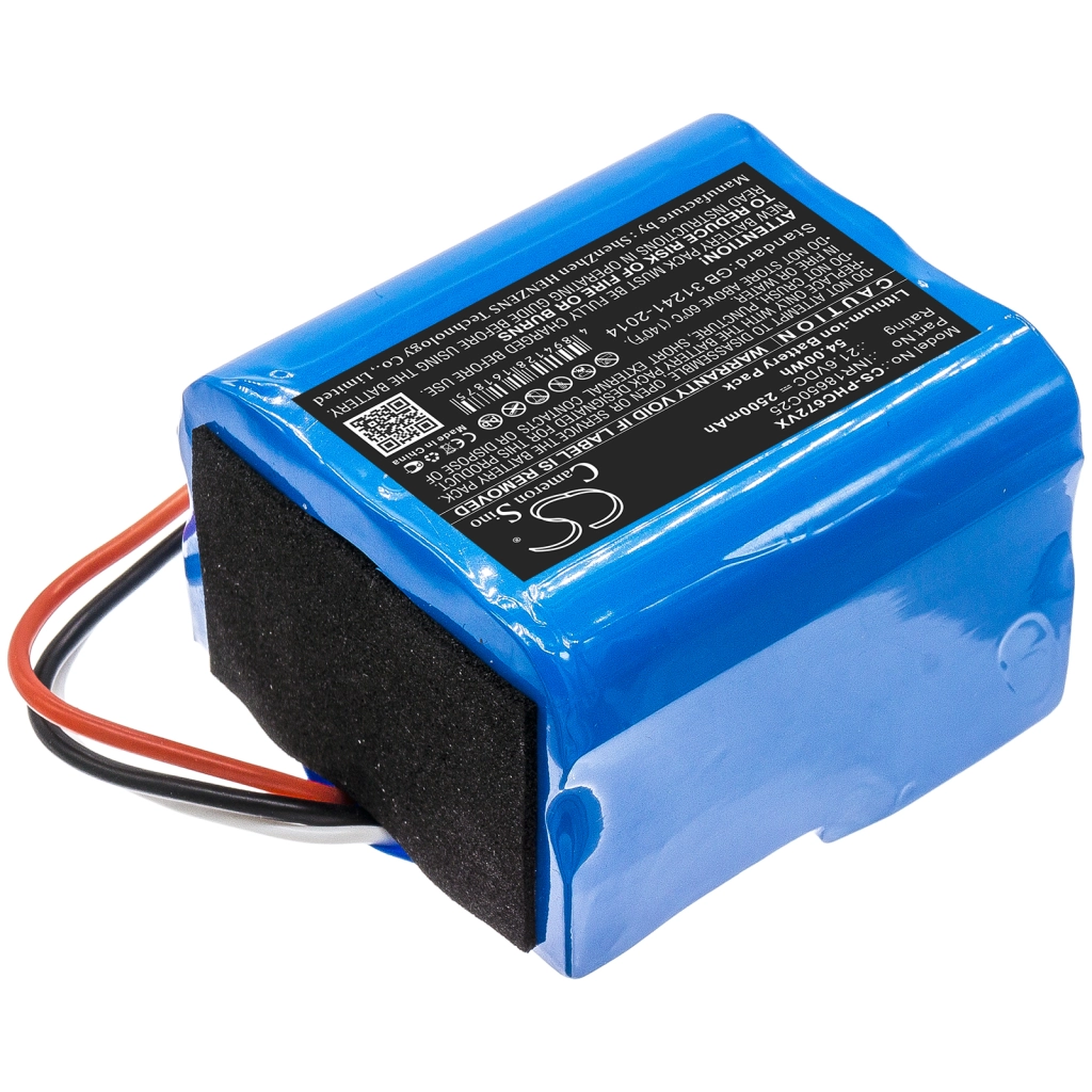 Batterijen voor stofzuigers Philips CS-PHC672VX
