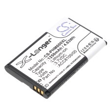 Compatibele batterijvervanging voor Philips 8403 810 00011,ACC8100,ACC8100/00