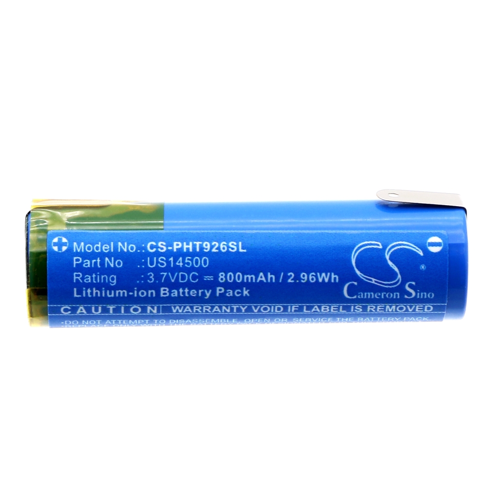 Compatibele batterijvervanging voor Philips US14500