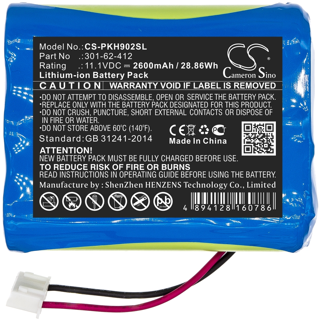 Batterij voor elektrisch gereedschap Peaktech CS-PKH902SL