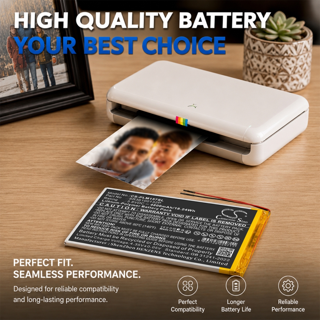 Battery compatible with Polaroid CS-PLM157SL