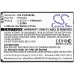 Compatibele batterijvervanging voor Polaroid P5026A
