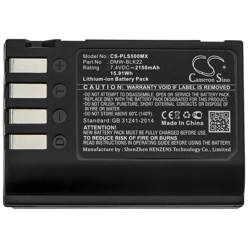 Batterij voor camera Panasonic Lumix DC-S5K