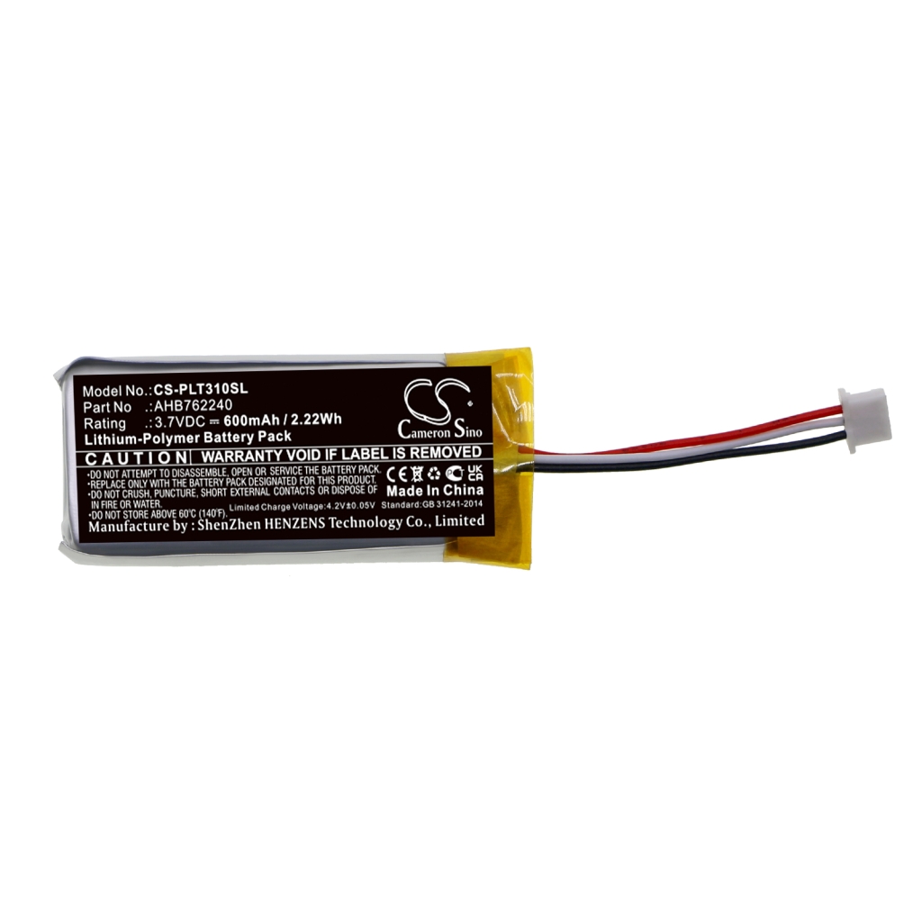 Compatibele batterijvervanging voor Plantronics AHB762240