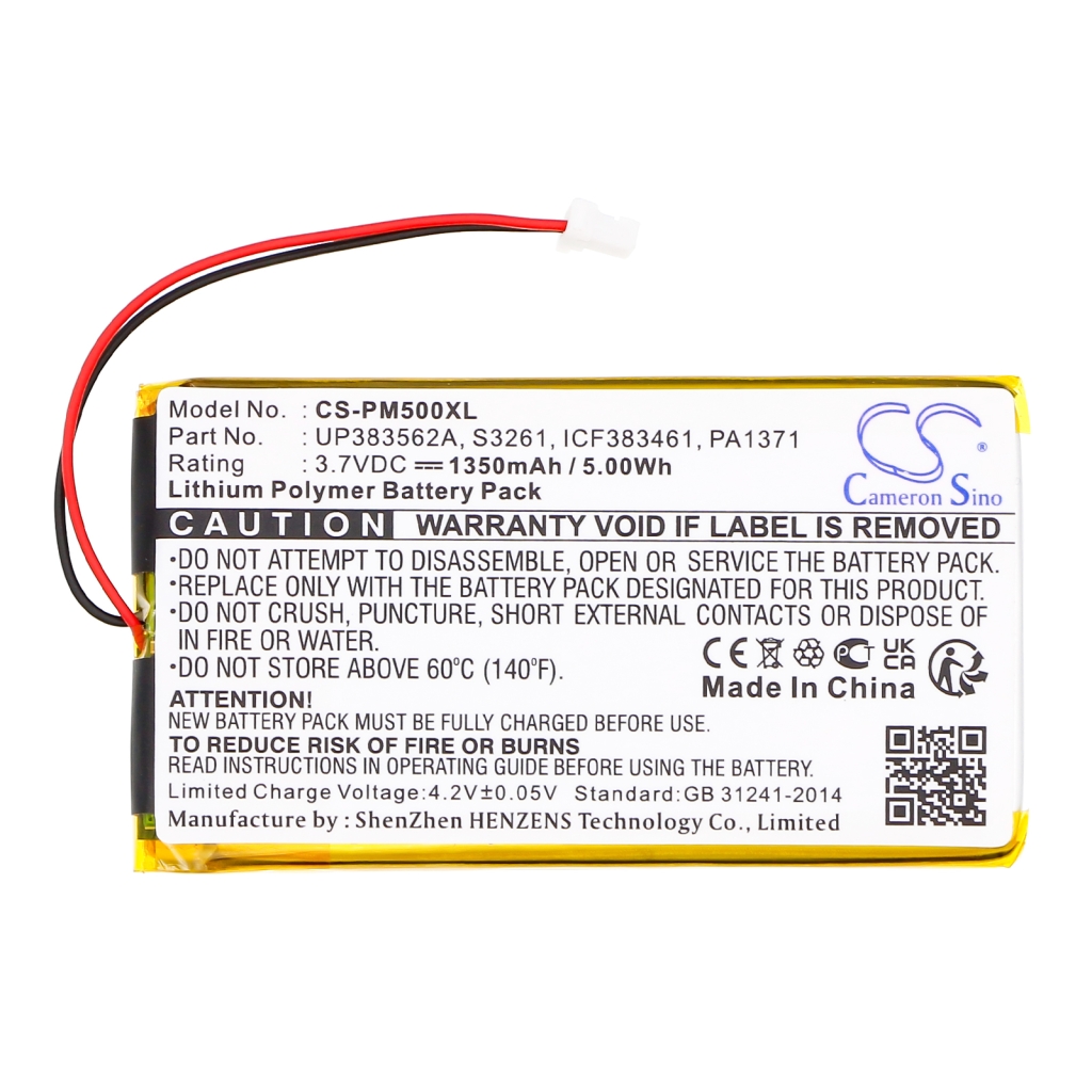 Tablet batterijen Palm CS-PM500XL