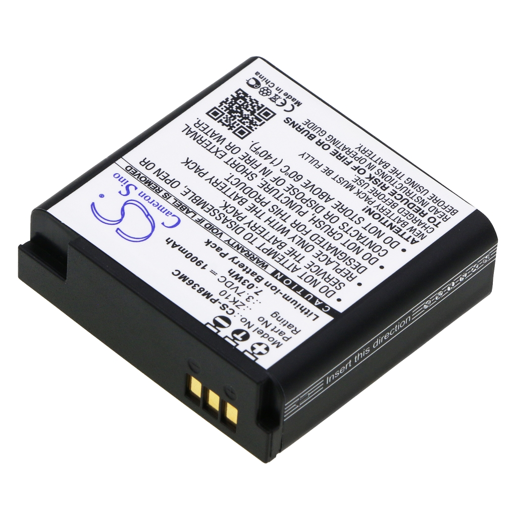 Compatibele batterijvervanging voor Polaroid ZK10