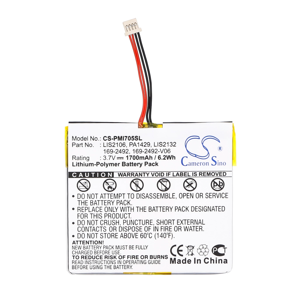 Batterijen Vervangt LIS2106
