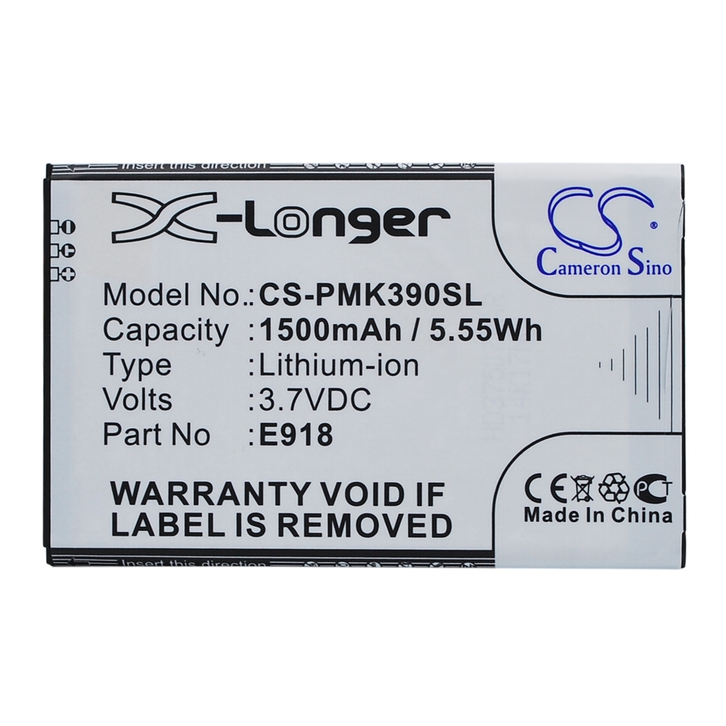 Battery compatible with Phicomm CS-PMK390SL