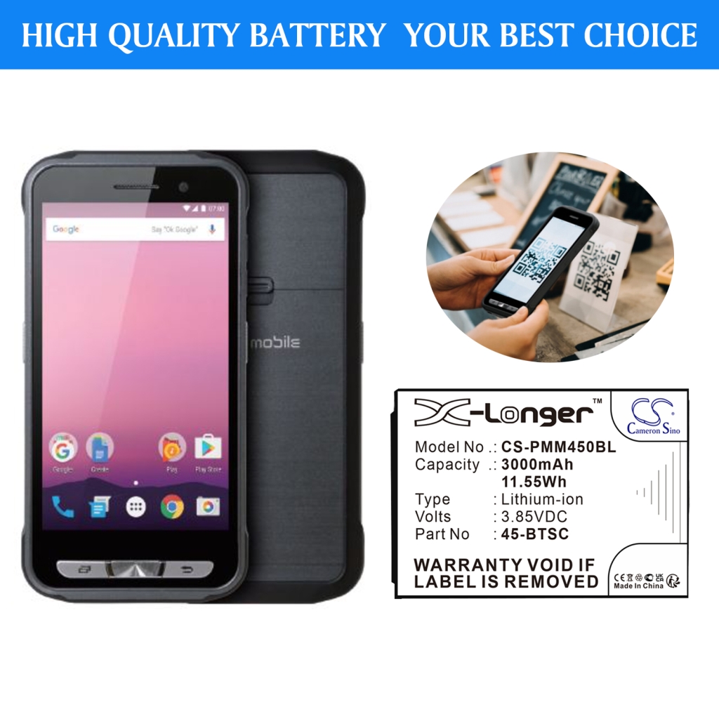 Batterijen Batterij barcode, scanner CS-PMM450BL