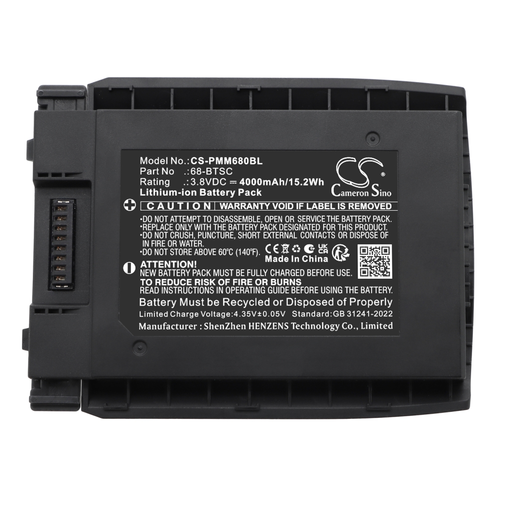 Battery compatible with Point mobile CS-PMM680BL