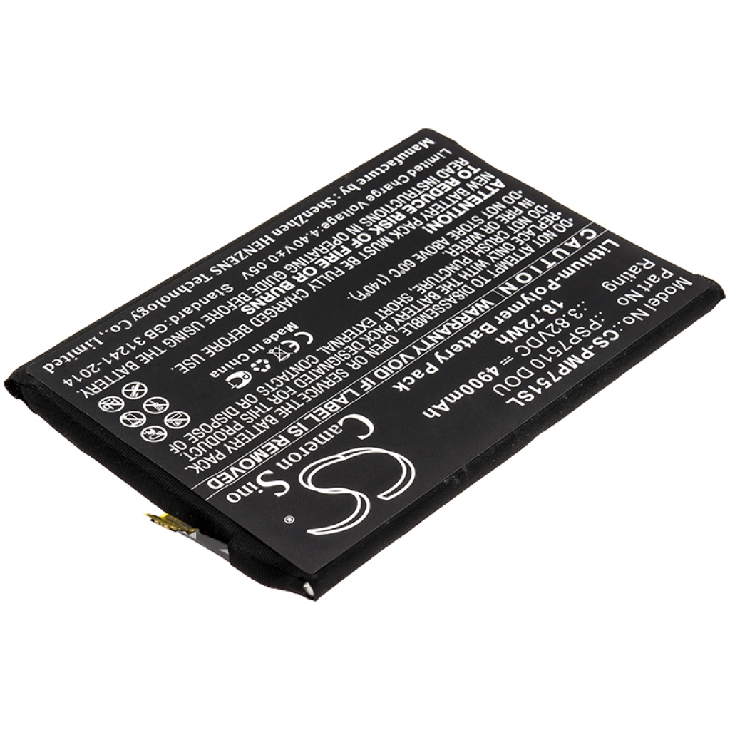 Compatibele batterijvervanging voor Prestigio PSP7510 DOU