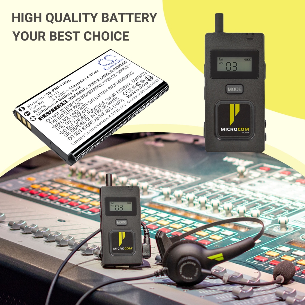 Batterij Vervangt BT-11