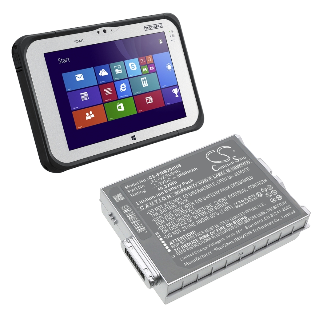 Notebook batterij Panasonic CS-PNB200HB