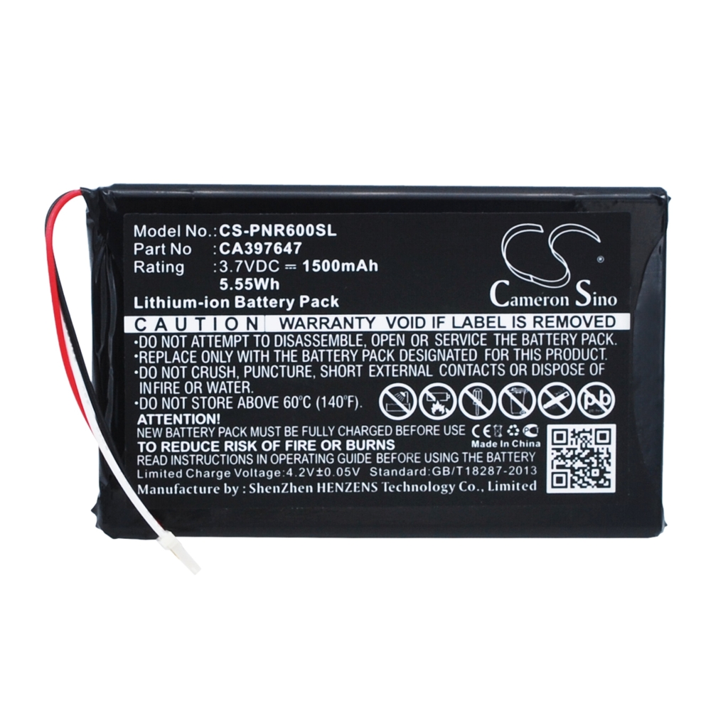 Compatibele batterijvervanging voor Pandigital CA397647