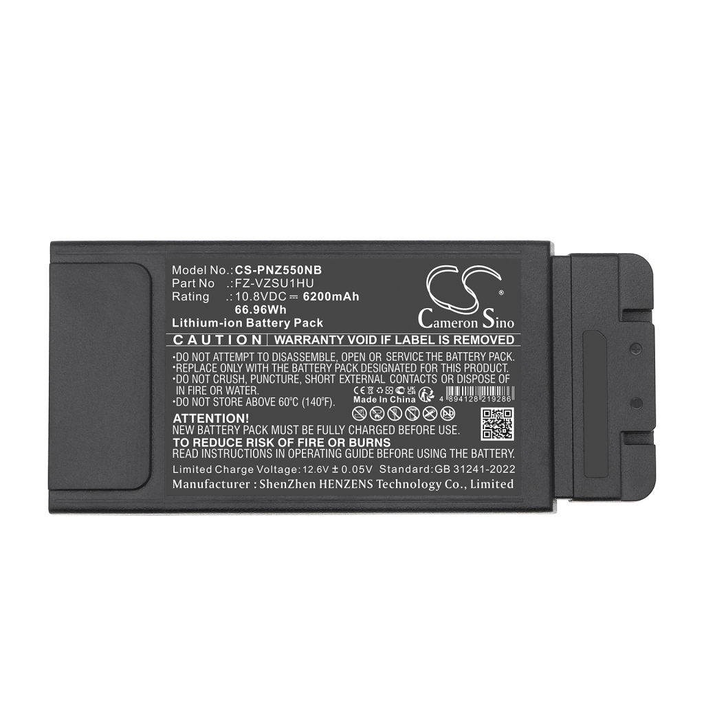 Notebook batterij Panasonic CS-PNZ550NB