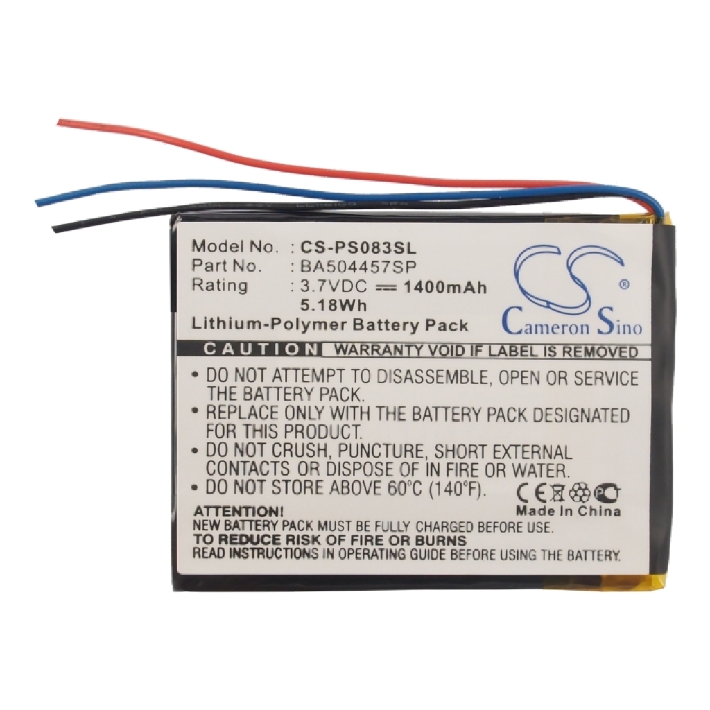 Batterij voor MP3, MP4, PMP Philips CS-PS083SL