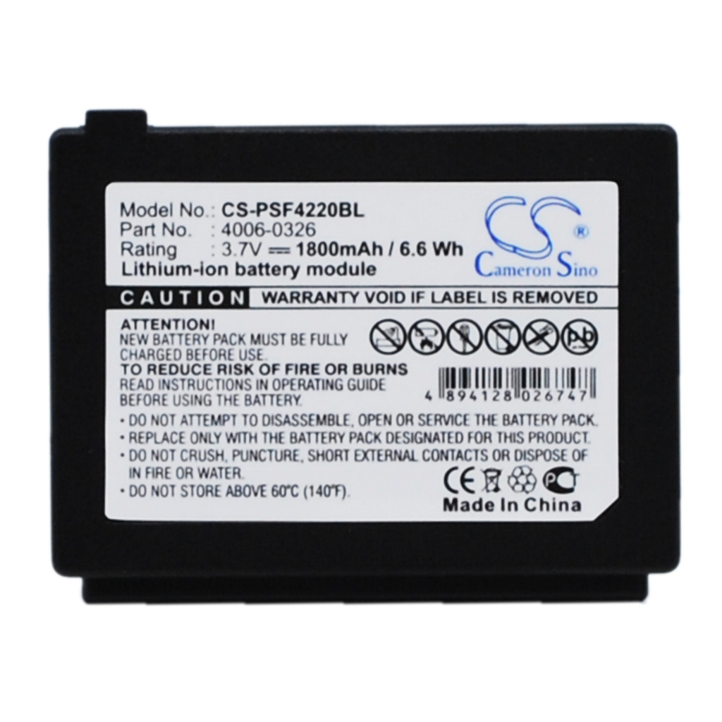 Batterij barcode, scanner PSC CS-PSF4220BL