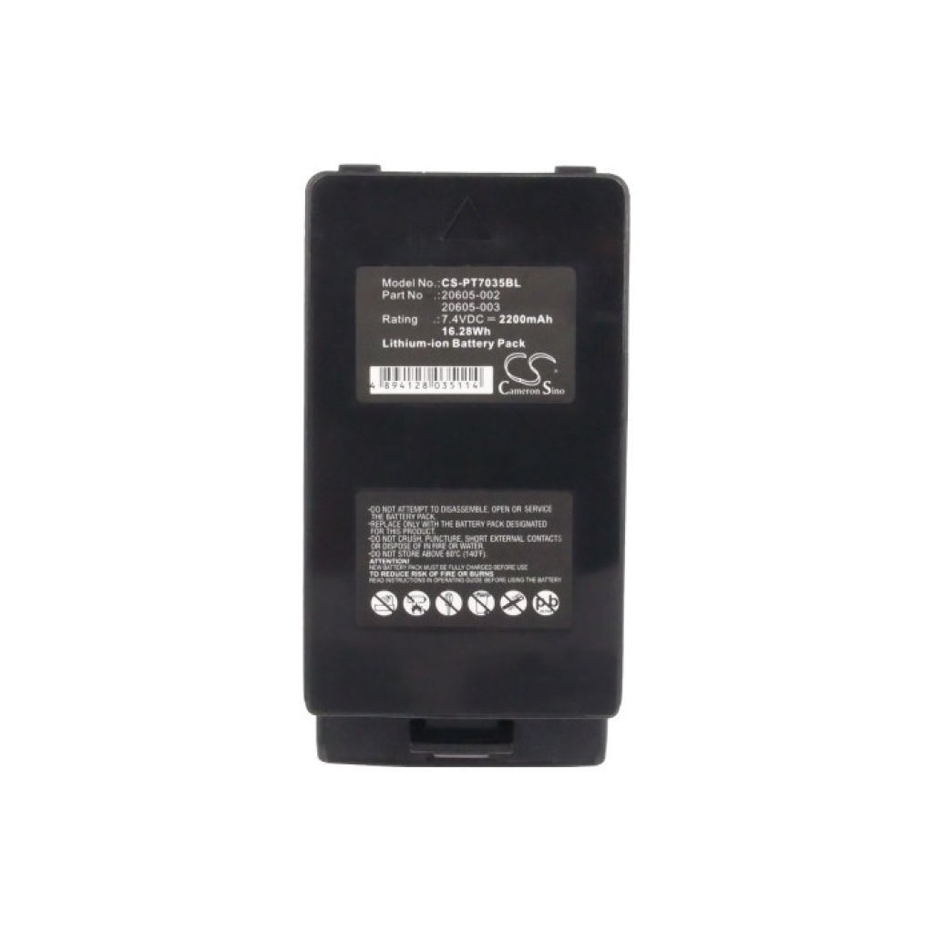 Batterij barcode, scanner TEKLOGIX CS-PT7035BL
