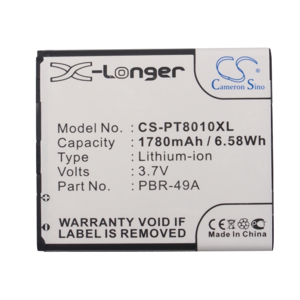Battery compatible with AT&T Pantech CS-PT8010XL