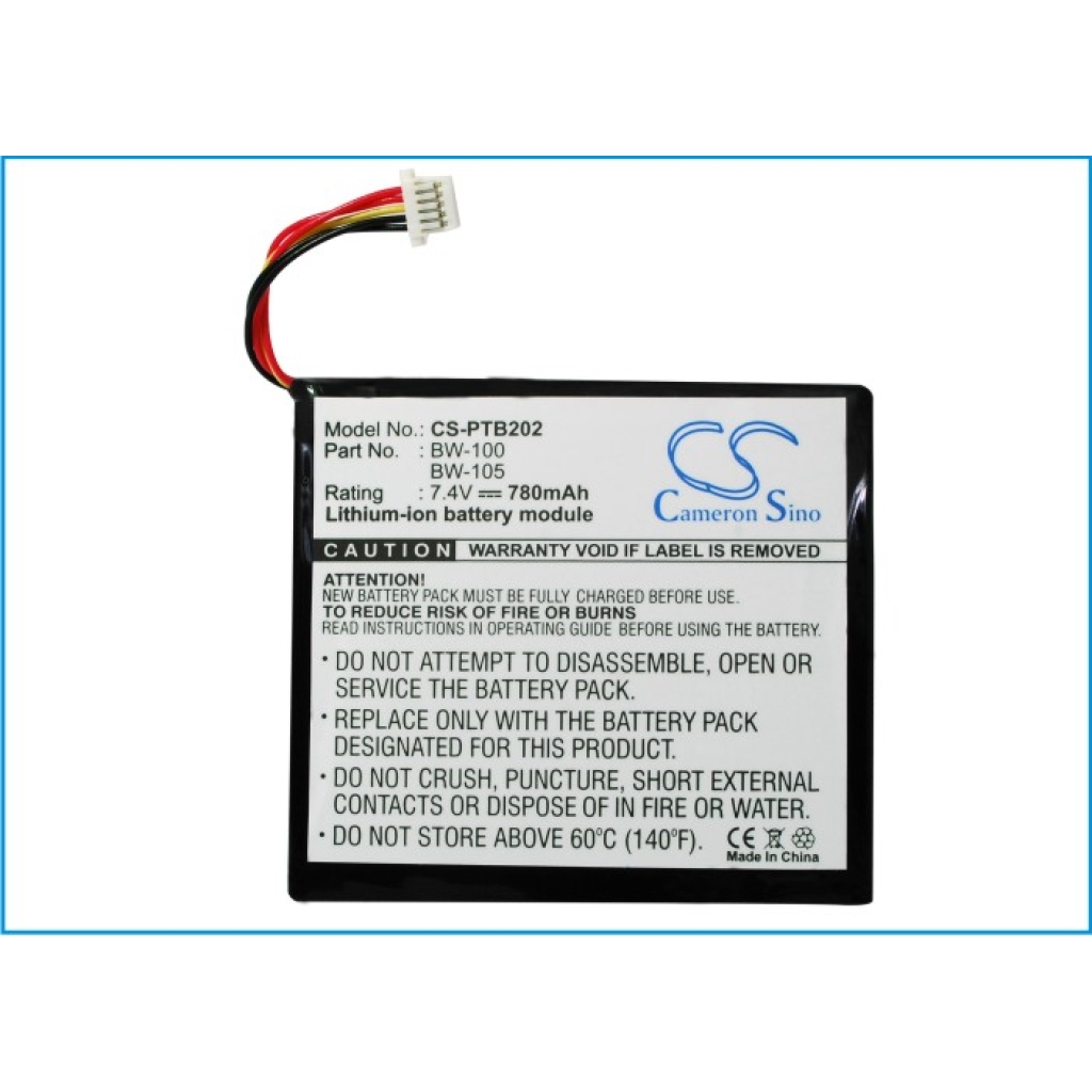 Batterijen Printerbatterij CS-PTB202