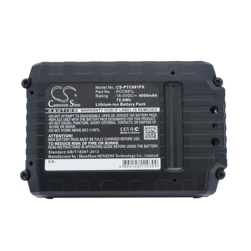 Compatibele batterijvervanging voor Black 