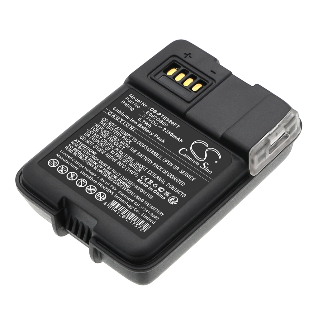Batterijen Vervangt E092DB00