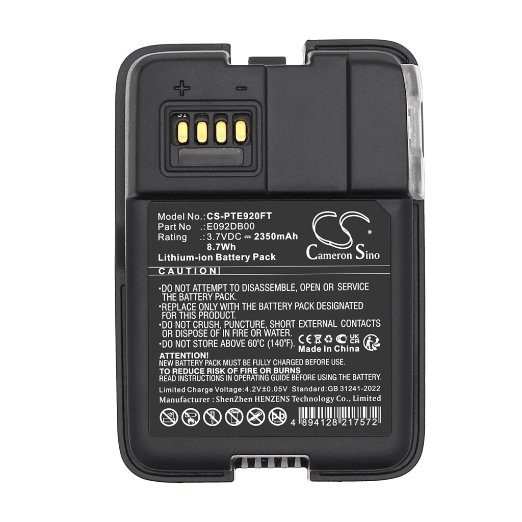 Batterijen Vervangt E092DB00