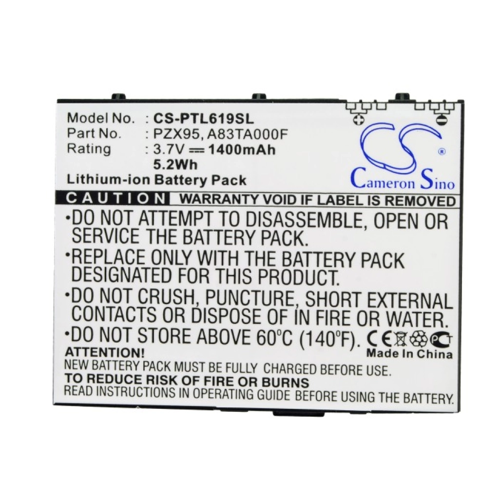 Batterijen Vervangt PZX95