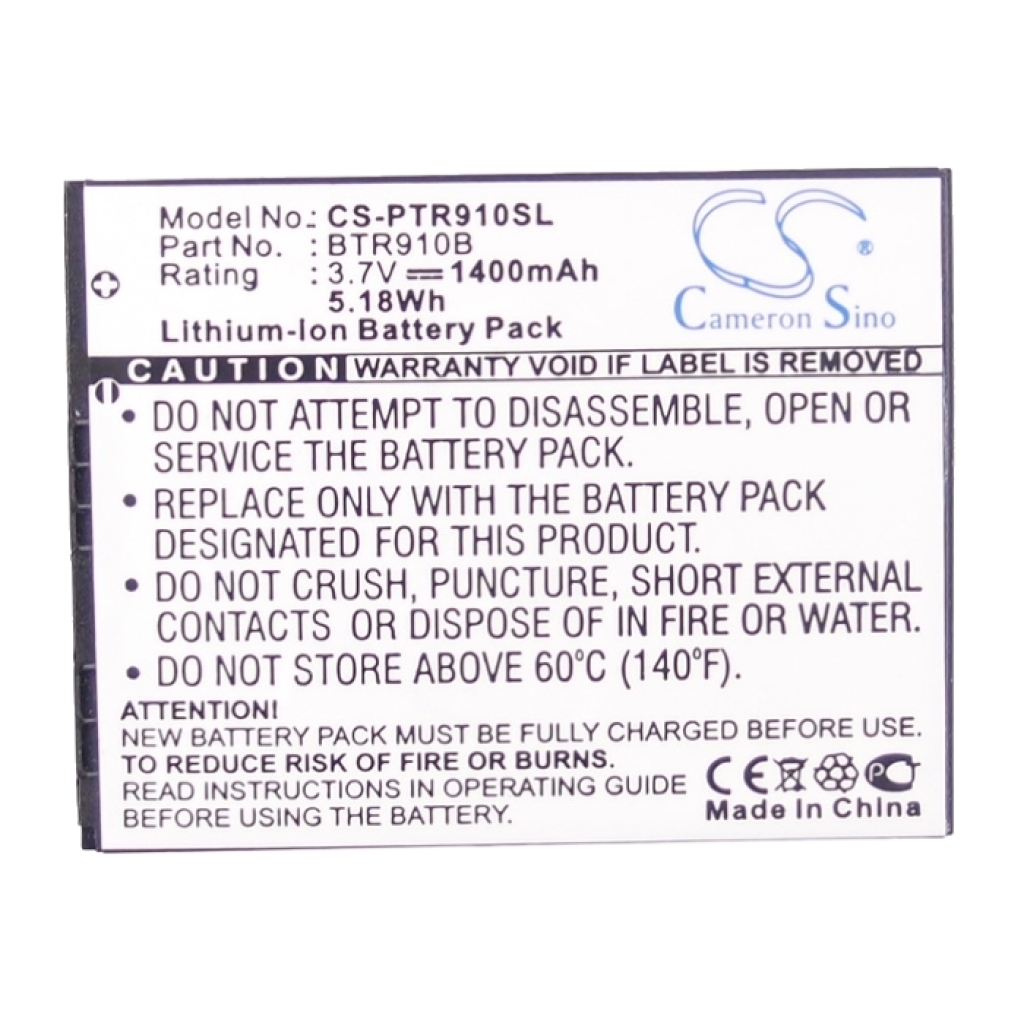 Compatibele batterijvervanging voor Pantech BTR910B