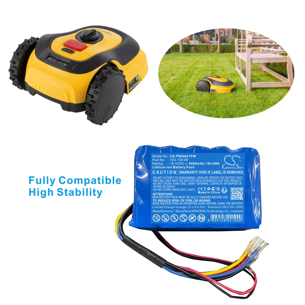 Batterij voor elektrisch gereedschap Powerplus CS-PWG631PW