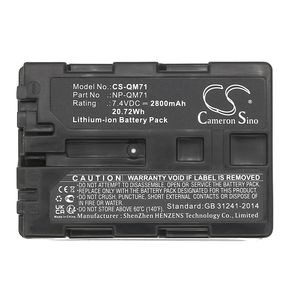 Batterij voor camera Sony CS-QM71
