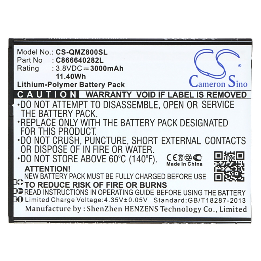 Mobile Phone Battery Qmobile CS-QMZ800SL