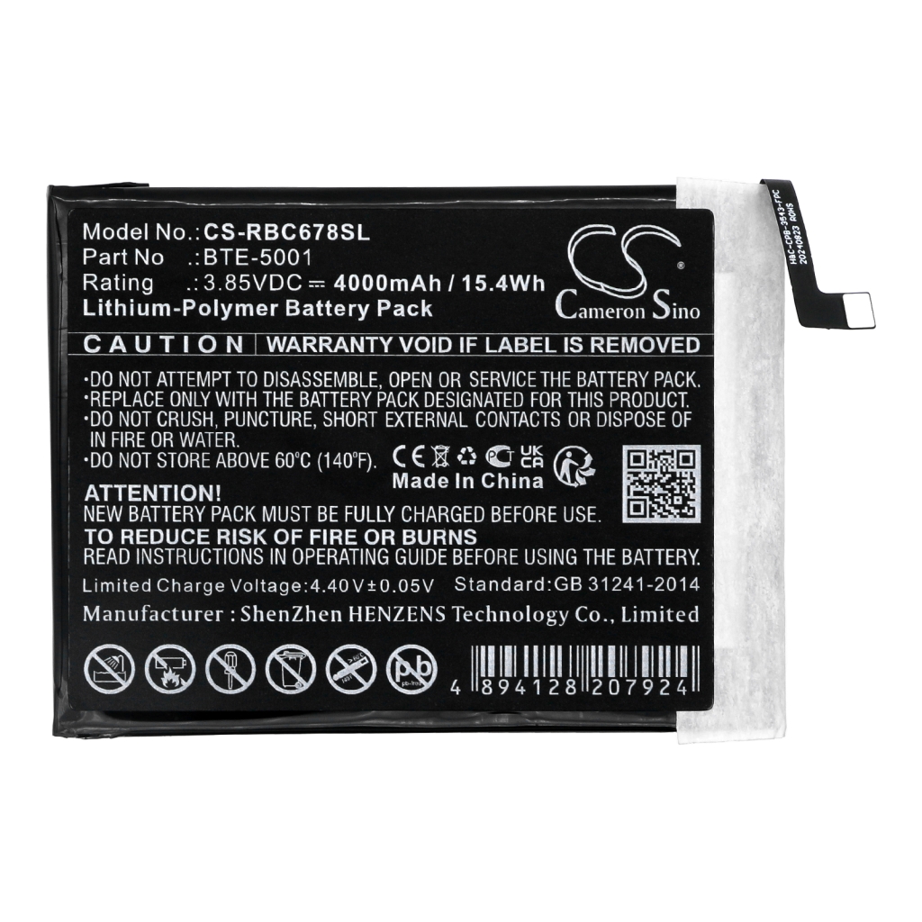 Batterij voor mobiele telefoon Orbic CS-RBC678SL