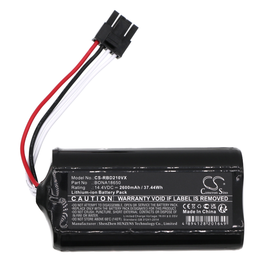 Batterijen voor stofzuigers Robzone CS-RBD210VX