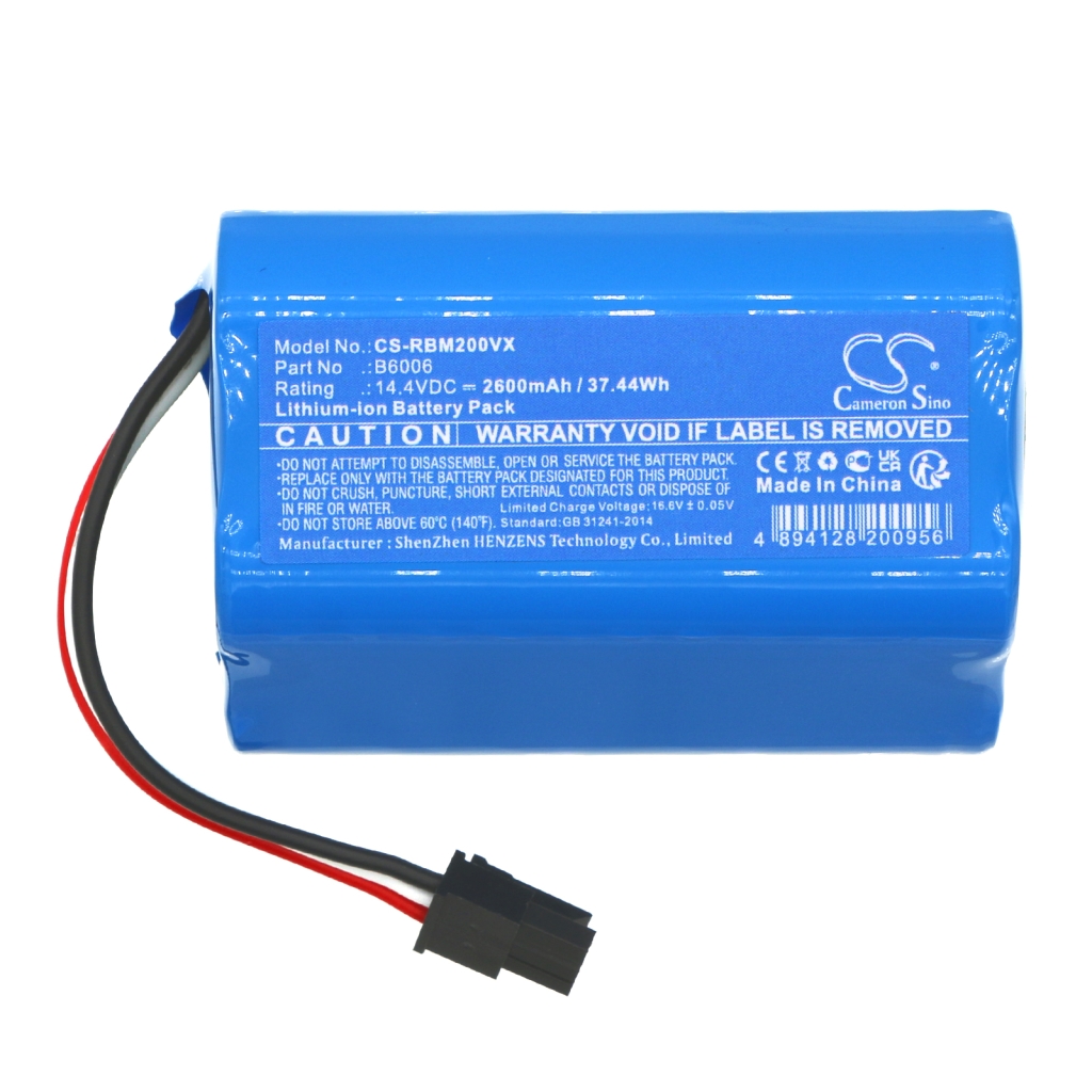 Batterijen voor stofzuigers Robzone CS-RBM200VX