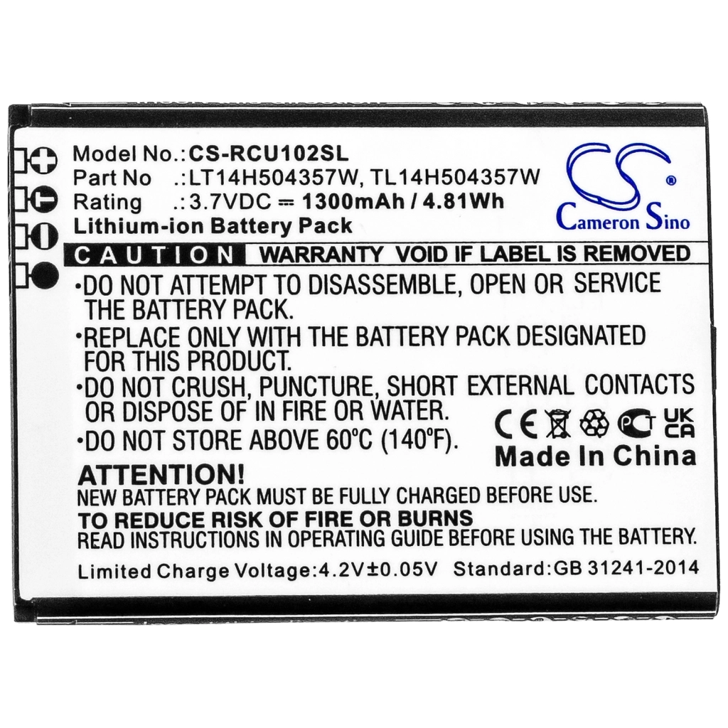 Battery Replaces TL14H504357W