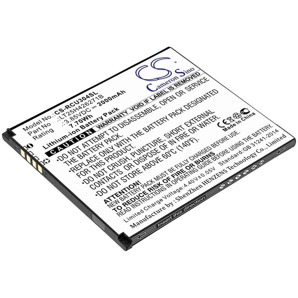 Batterij voor mobiele telefoon BLU CS-RCU304SL